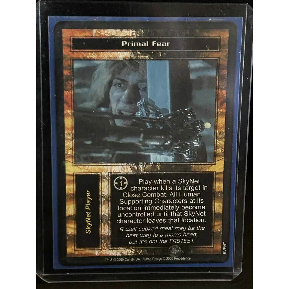 Primal Fear Base Set Terminator Light Play Trading Card